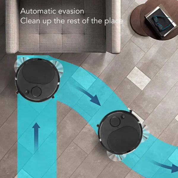 3 In1 Intelligent Sweeping Robot Vacuum Cleaner Low Noise Floor Sweeper Rechargeable Automatic Home Office Vacuum Carpet Cleaner - Image 6