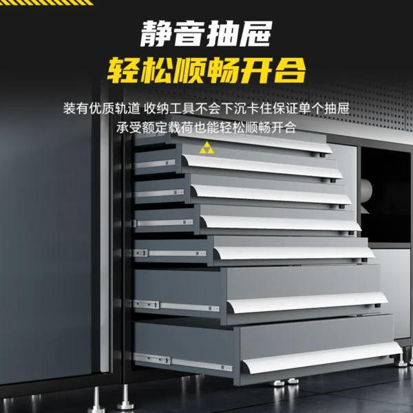 4S shop workshop auto repair workstation heavy hardware tool combination multi-function mobile maintenance workbench operation - Image 4