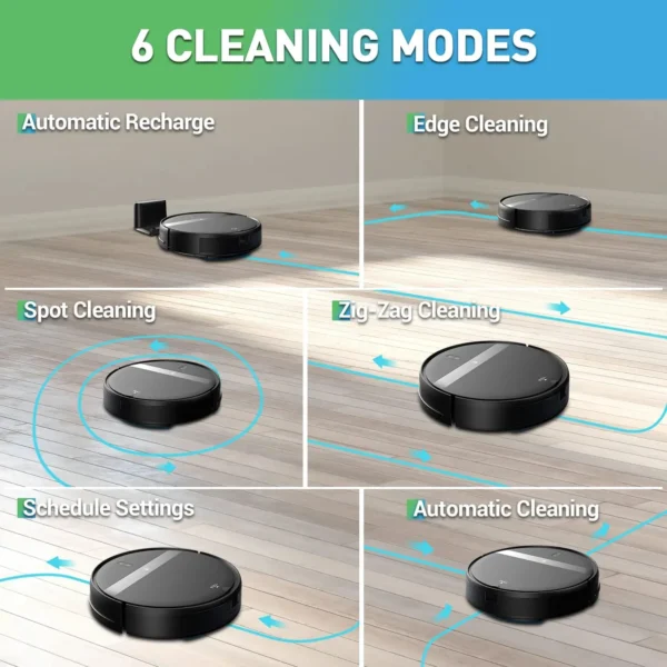 Onson Intelligent Self Cleaning Random Aspiradora Electric Wireless Automatic Sweeping Mopping Cleaning Robot Vacuums - Image 4
