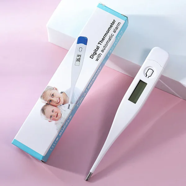 Baby Thermometers Pulse Oximeter Finger Digital Thermometer Accurate Oral Armpit Temperature Reading Fever Alert Termometer - Image 6