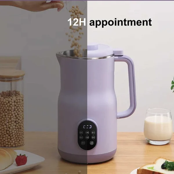 2L Electric Juicer Large Capacity Soy Milk Machine Wall Breaking Machine Heating Cooking Rice Paste Machine Auto Keep Warm 1000W - Image 3