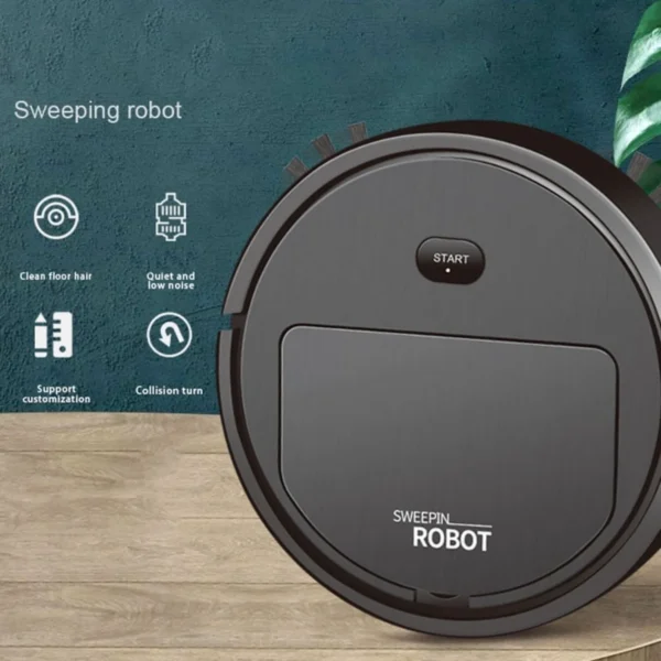 Smart 3-In-1 Household Cleaning Robot Vacuum - Automatic Cleaner - Image 5