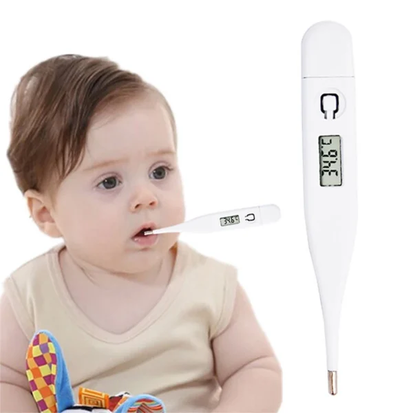 Baby Thermometers Pulse Oximeter Finger Digital Thermometer Accurate Oral Armpit Temperature Reading Fever Alert Termometer - Image 2