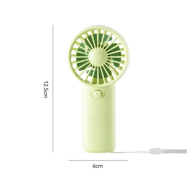 MEET SUN Portable Fan Convenient Creative Small Fan Pocket Hand-held Fan Lightweight AA Battery Handheld Mini Fan Air Coolers - Image 6