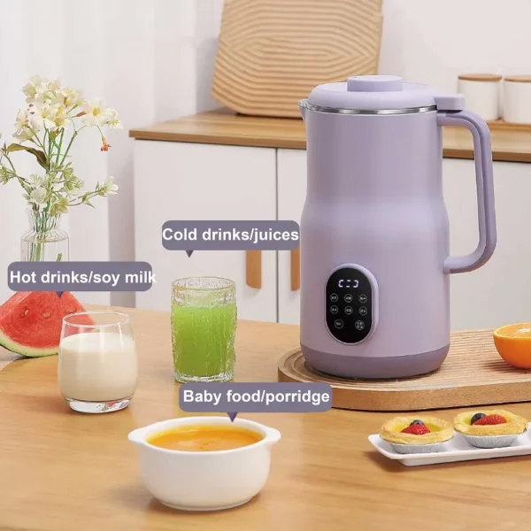2L Electric Juicer Large Capacity Soy Milk Machine Wall Breaking Machine Heating Cooking Rice Paste Machine Auto Keep Warm 1000W - Image 2
