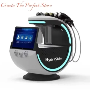 Ultrasound Skin Care Cryotherapy Microdermabrasion Machine Ice Blue Magic Mirror Skin Analyzer Oxygene Hydro facial Machine-2025
