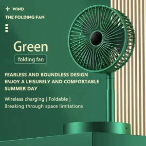 Retractable Mini Electric Fan Foldable Portable USB Charging Small Fan Low Noise High Duration for Home Desktop