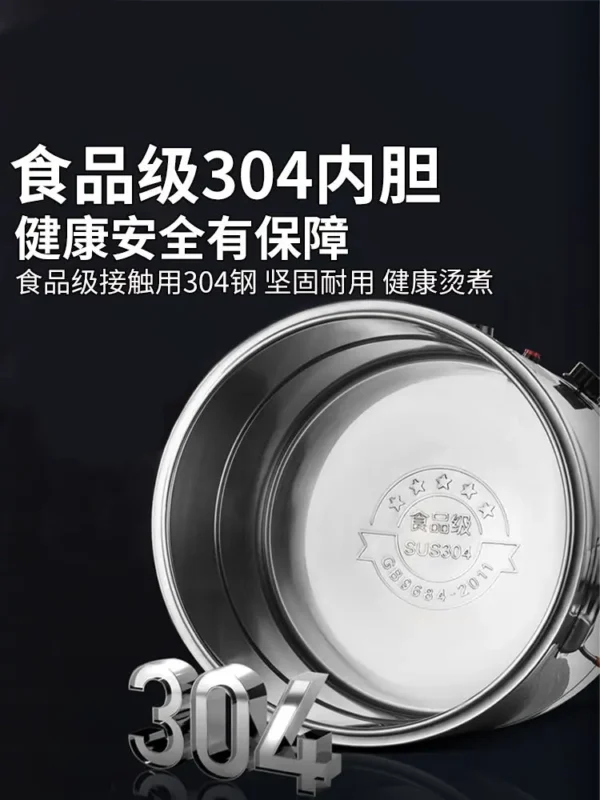 Desktop cooking noodle bucket Commercial Malatang special pot Electric heating Perm vegetable soup noodle stove Below - Image 3
