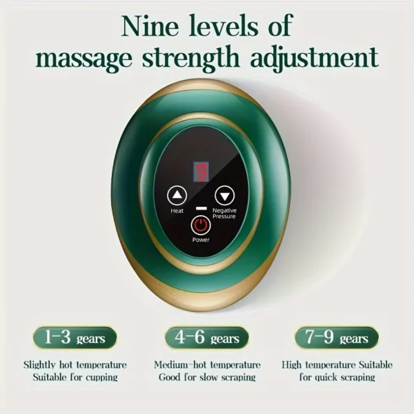 Electric Massage Meridian Brush Universal Body Dredging Cupping Scraping Instrument Abdominal And Back Massager For Home - Image 5