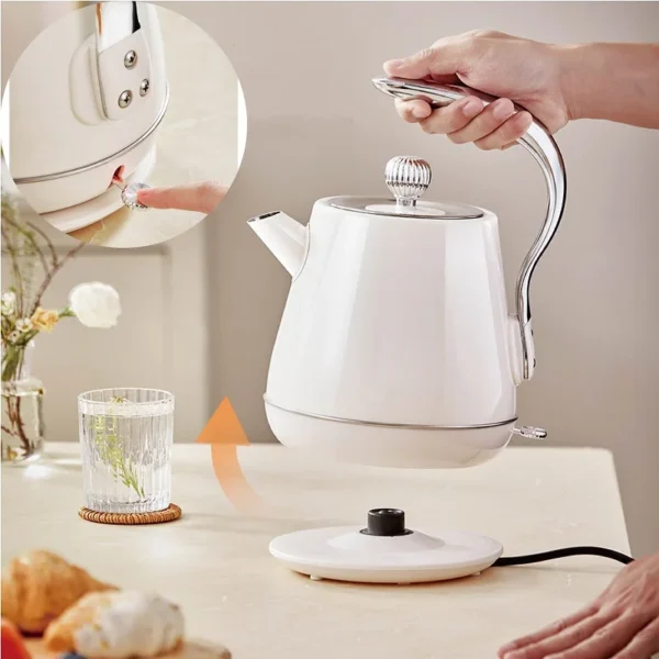 1.8L Electric Kettle 304 Stainless Steel Quick Boiler Kettle Teapot Auto Keep Warm Kettle Kitchen Appliances Two-color Selection - Image 3