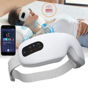 Smart Eye Massager Vibration Eye Care Massage Instrument Bluetooth Music Heated Eyemask Dry Fatigue Relief Portable Foldable