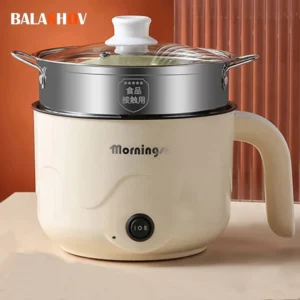 Multi Cookers Electric Rice Cooker Non-stick Pan Heating Pan Electric Cooking Pot Machine Double Layer Steamed Eggs Pan Soup Pot