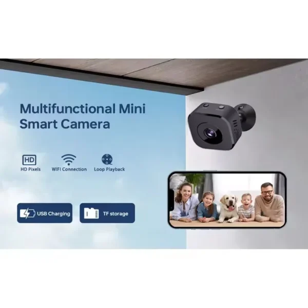 Mini WiFi Camera Indoor Safety Security Surveillance Baby Monitor 1080P HD Night Vision Camcorder IP Cam Audio Video Recorder - Image 6
