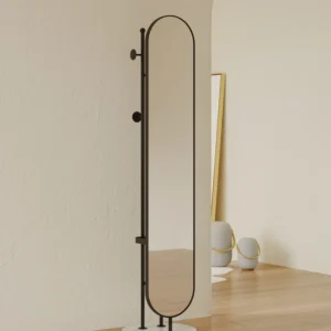 Original design full-length mirror floor mirror rotating household simple clothes rack one luxury fitting mirror.