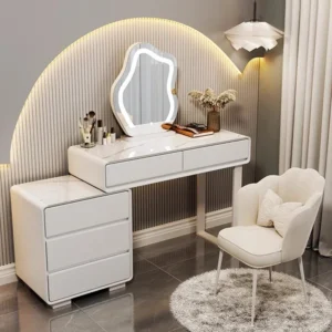 Mobile Makeup Dressing Table Study White Living Room Luxury Bedroom High End Tocador beauty Furniture