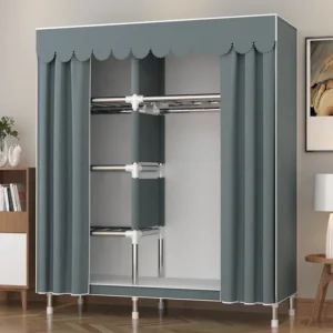 Kids Clothes Storage Organizer Wardrobe Modern Luxury Portable Cabinet Home Wordrobe Bedroom Closet Hotel