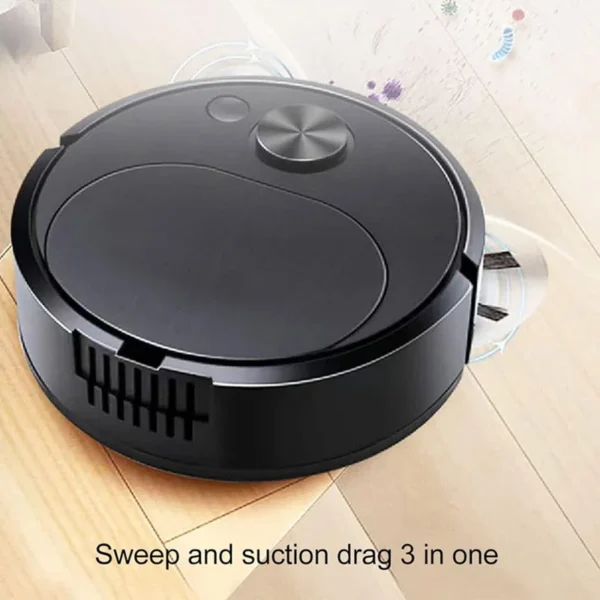 3 In1 Intelligent Sweeping Robot Vacuum Cleaner Low Noise Floor Sweeper Rechargeable Automatic Home Office Vacuum Carpet Cleaner - Image 2