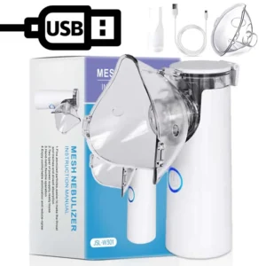 Portable Nebulizer, Silence Mesh Nebulizer for Adults & Kids with Two Modes, Mini Steam Inhaler for Breathing Problems