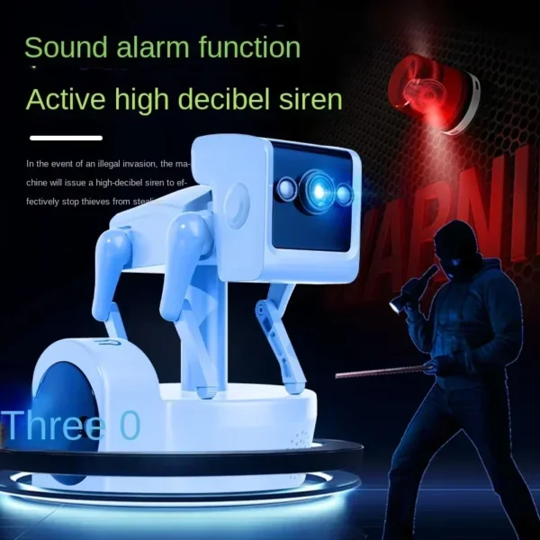 WIFI Robot Camera 1080P Motion Detection 2 Way Talk Rotatable Angle Digital Zoom Type C HD Night Vision Indoor Security - Image 5