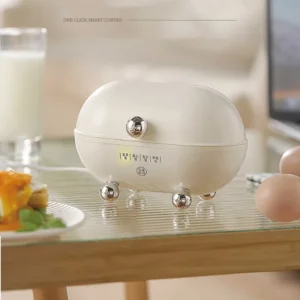220V Smart Mini Egg Cooker Low Power Student Dormitory Breakfast Machine Multifunctional Electric Steamer Auto Power Off 120W
