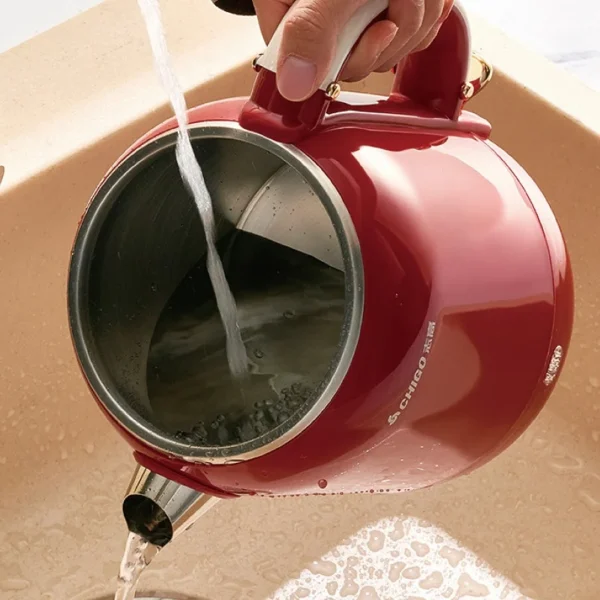 1000ml Electric Kettle Mini Portable 304 Stainless Steel Quick Boiling Kettle Teapot Thermos Kettle Automatic Power-Off 1355W - Image 6