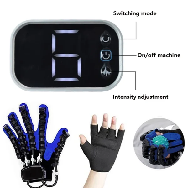 Intelligent Massage Gloves Robot Rehabilitation Gloves for Stroke Hemiplegia Hand Function Recovery Finger Trainer Hand Exercise - Image 2