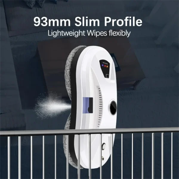 Window Cleaning Robot, Water Spray,Ultrathin Window Robot Vacuum Cleaner,Glass Wiper,Dry & Wet Mopping, With Remote Control - Image 2