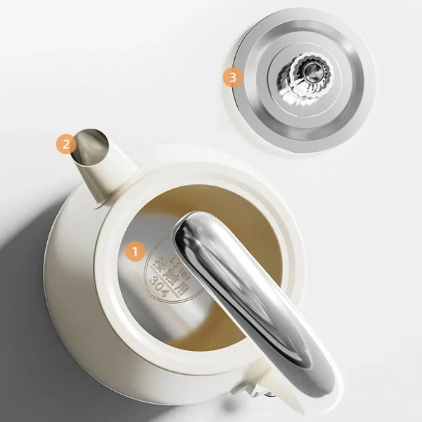 1.8L Electric Kettle 304 Stainless Steel Quick Boiler Kettle Teapot Auto Keep Warm Kettle Kitchen Appliances Two-color Selection - Image 5