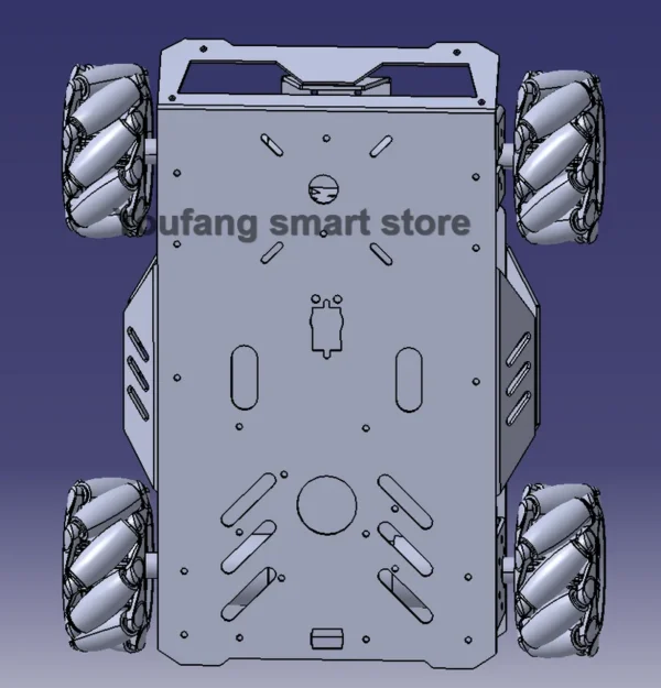 25Kg Load RC Tank V3 Mecanum Wheel Robot Car For Arduino Robot DIY Kit with Encoder Motor and Ps2 Handle Programmable robot Kit - Image 2
