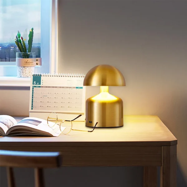 LED Table Lamps USB Rechargeable Touch Dimming Night Light 3 Color Cordless Atmosphere Bedroom Bedside Reading Lamps Decor Light - Image 6