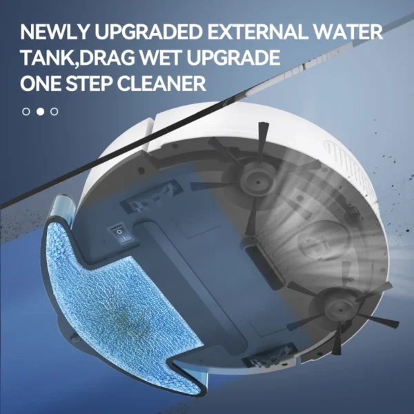 3000Mah Vacuum Cleaner APP Remote Automatic Control Sweeping Robot With Water Tank Sweep and Wet Mopping Vacuum Cleaning Mute - Image 4