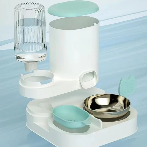 Cat bowl automatic feeder for cats, dogs, pets, water dispensers, integrated cat bowl, cat food basin, dogs, eating, drinking wa - Image 5