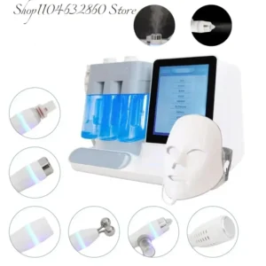 Jet Peel Hydro Dermabrasion Pore Shrink Skin Cleansing - Facial Skin Care Devic Hydrogen Oxygen Facial Beauty SPA 7-in-1 Machine