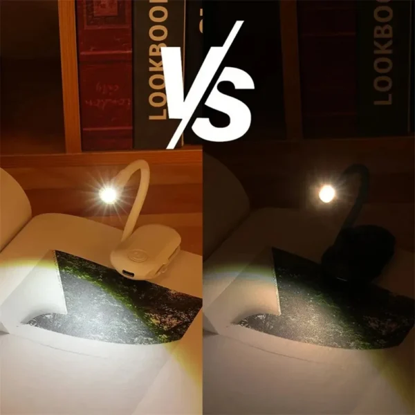New Book Light USB Rechargeable Portable 3 Color Reading Light Book Lamp for Reading in Bed Book Lover Gifts LED BookLight - Image 3