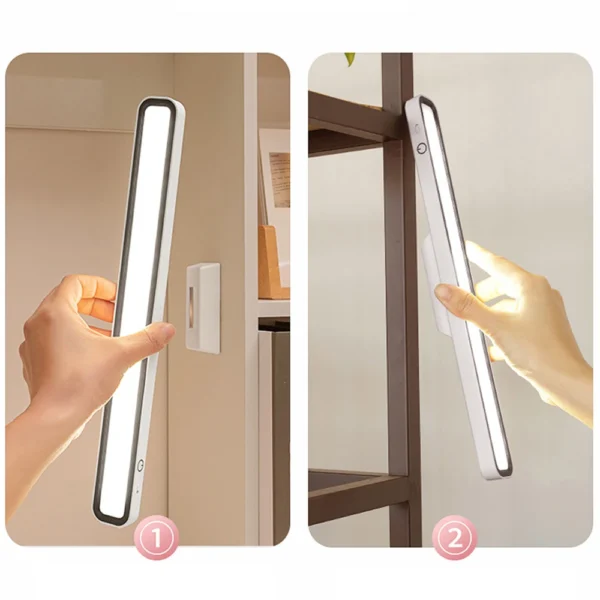 New LED Desk Lamp USB Rechargeable Lights Stepless Dimming Table Lamp Hanging Magnetic Bedroom Table Reading Night Lights - Image 4