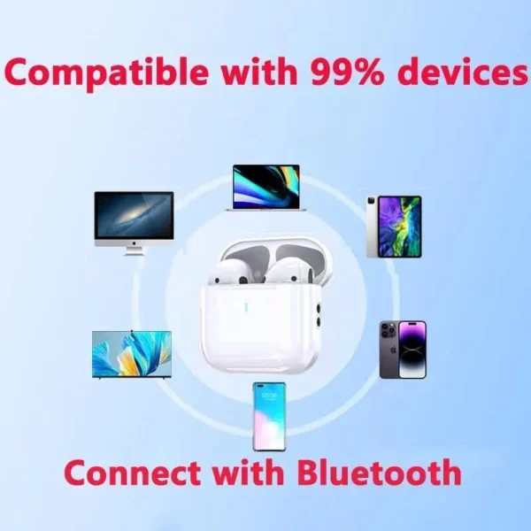 Original AIR ANC Noise Reduction Bluetooth Earphones Microphone wireless earbuds TWS Long battery life Pod Spatial Audio PRO - Image 6