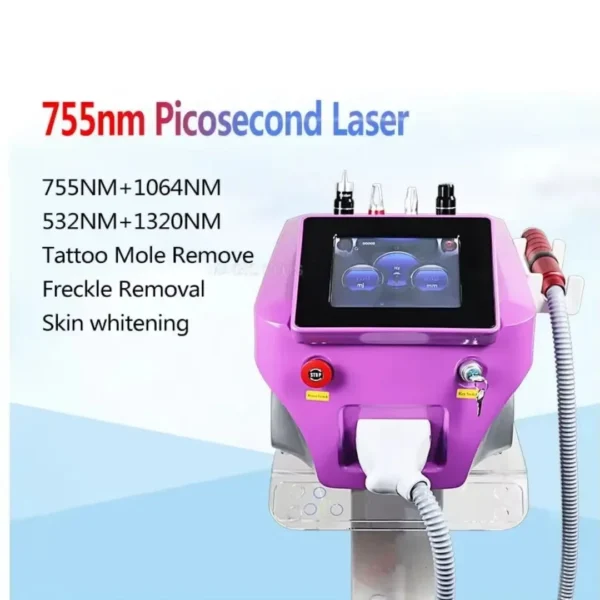 Professional Laser Tattoo Removal Machine Q Nd Yag Switch Pecosecond Laser Tattoo Removal Nd:Yag for Salon New 2025