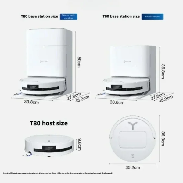 Ecovacs T80 Smart Robot Vacuum Drum Cleaner Auto Washing Sweeping and Active Mopping Function - Image 3