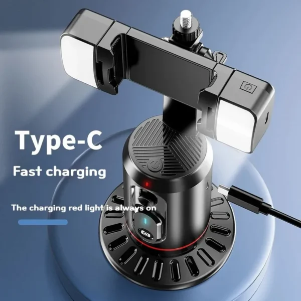 COOL DIER 2025 New 360 Rotation Gimbal Stabilizer, Selfie Stick Tripod Desktop Face Tracking Gimbal for Tiktok Smartphone Live - Image 4