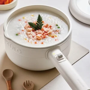 2L Electric Cooking Pot Large-capacity Hot Pot Non-stick Frying Pan Multi-function Baby Professional Supplementary Food Pot 220V