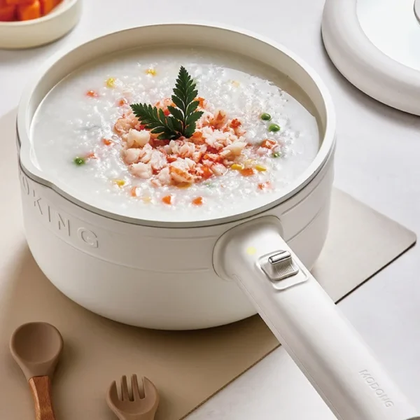 2L Electric Cooking Pot Large-capacity Hot Pot Non-stick Frying Pan Multi-function Baby Professional Supplementary Food Pot 220V