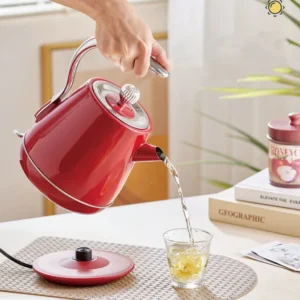 1.8L Electric Kettle 304 Stainless Steel Quick Boiler Kettle Teapot Auto Keep Warm Kettle Kitchen Appliances Two-color Selection