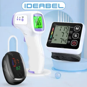Forehead Digital Thermometer Wrist Blood Pressure Monitor Medical Digitlal Tensiometro Health Sphygmomanometer Tonometer