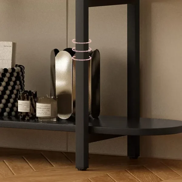 Nordic Bookcases Display Storage Shelves Minimalist Living Room Closet Floor Bookshelf White - Image 6