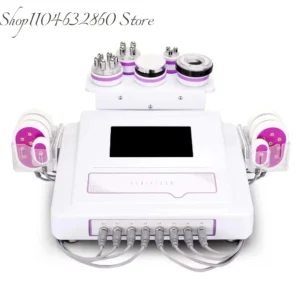 Portable 6 In 1 40K Ultrasonic Cavitation Vacuum Radio Frequency Laser 8 Pads Lipo Laser Slimming Massage Beauty Machine 2025