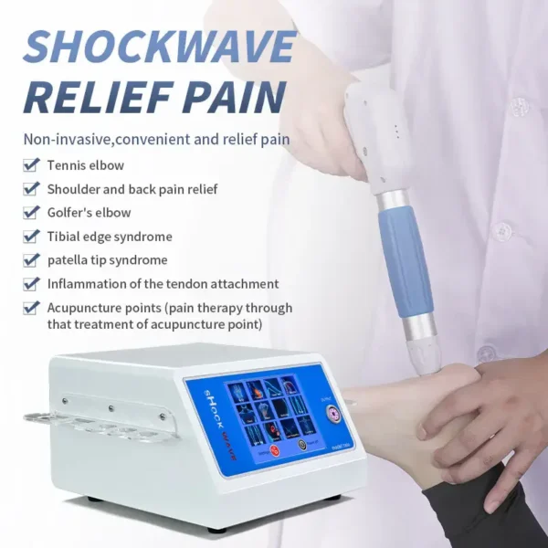 Electromagnetic Focused Shock Wave Therapy Machine With ED Treatment Pain Relief Extracorporeal Physiotherapy Shockwave Massager - Image 3