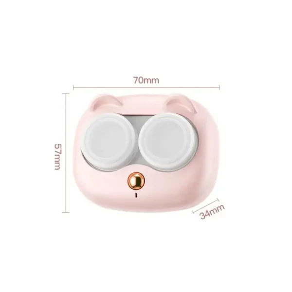 Contact Lenses Cleaner Portable Fully Automatic Protein Ultrasonic Cleaning Machine Contact Lenses Case with Removable Box - Image 2