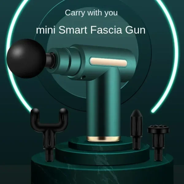 USB Mini Massage Gun Fascia Machine Muscle Relaxation Vibrating Gun Rod Massage Fitness Equipment Neck Grab Fascia Gun - Image 2