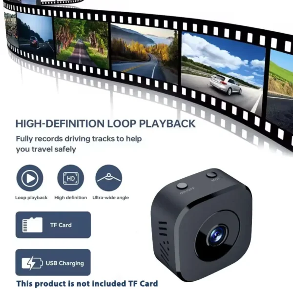 Mini WiFi Camera Indoor Safety Security Surveillance Baby Monitor 1080P HD Night Vision Camcorder IP Cam Audio Video Recorder