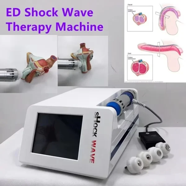 Shockwave Therapy Machine Extracorporeal Shock Wave Instrument For ED Treatment And Plantar Fascitis New Professional Massager - Image 2
